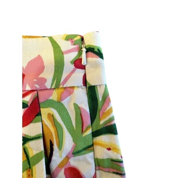 J. Crew Bright Floral Print Chino Shorts 3" Inseam Sz 4 EUC - Picture 5 of 6